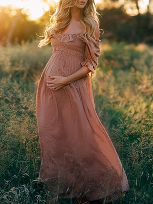 boho maternity dress